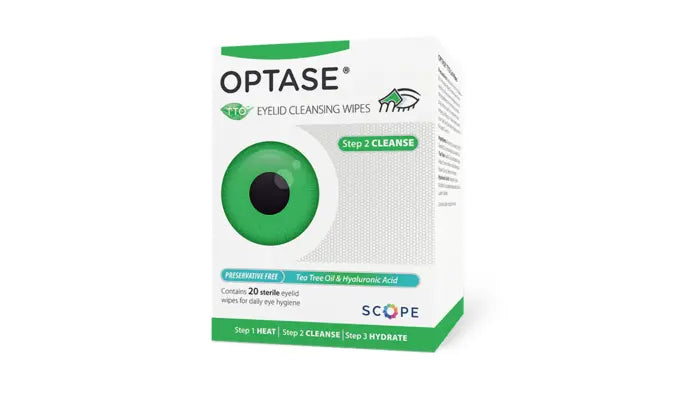 OPTASE Tea Tree Oil Eyelid Wipes